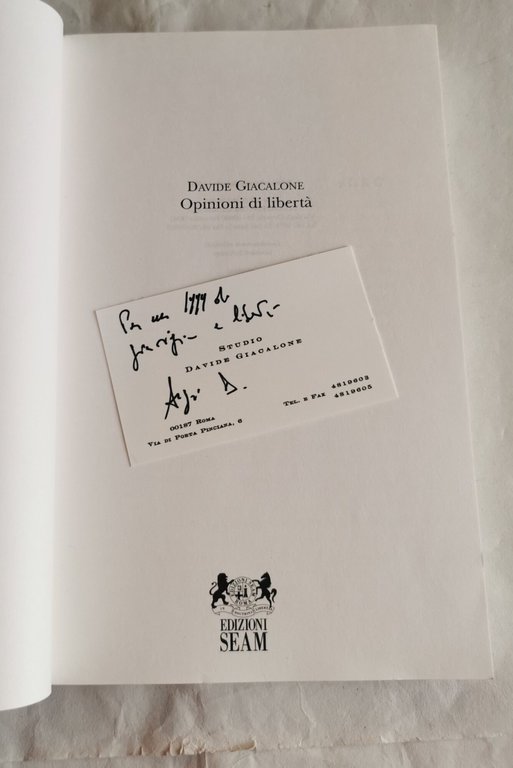 Opinioni di liberta'