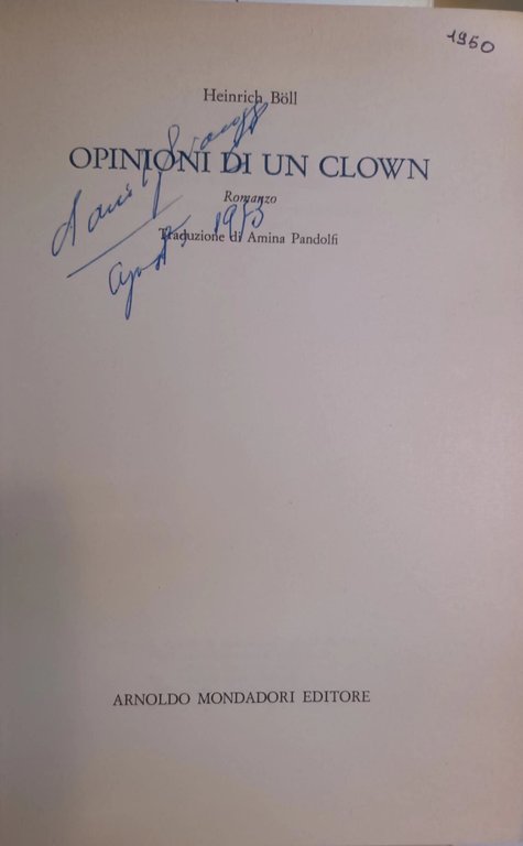 Opinioni di un clown