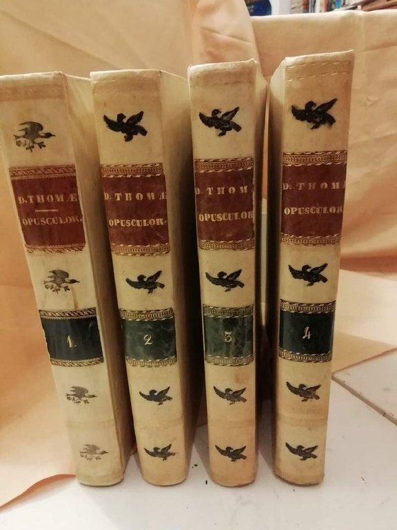 OPUSCOLORUM D.THOMAE AQUINATIS DOCTORIS ANGELICI- 2 VOLL + CATENA AUREA …