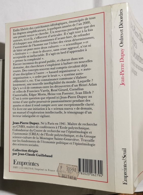 Ordres et desordres - Enquete sur un noveau paradigme