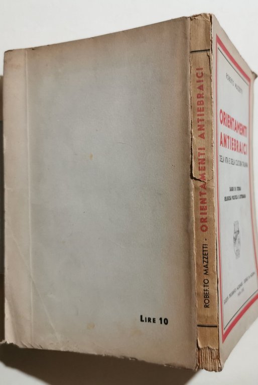 Orientamenti antiebraici della vita e della cultura italiana