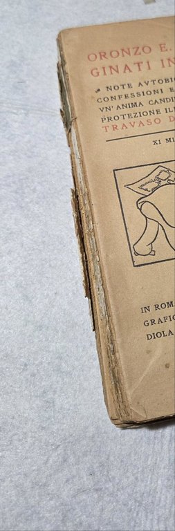 Oronzo E. Marginati intimo - Note autobiografiche confessioni e sfoghi … | Immagine Gallery 2