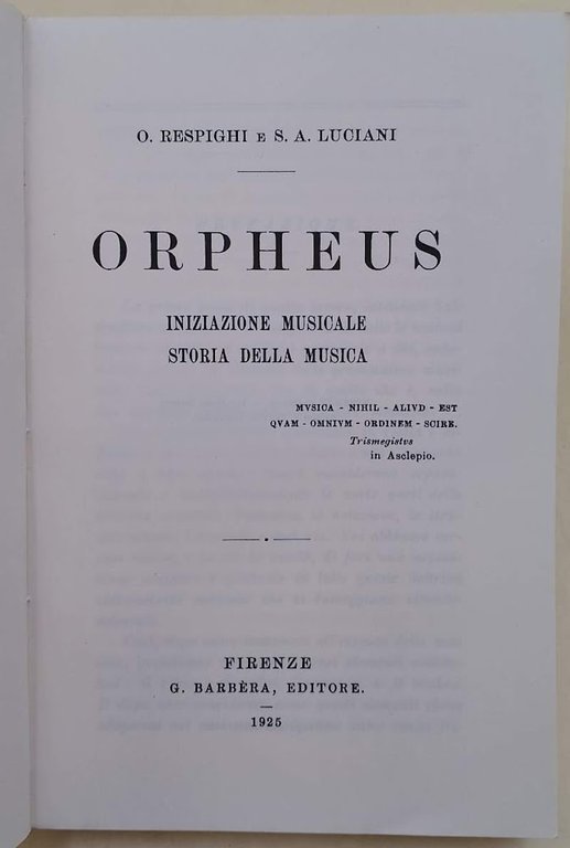 ORPHEUS (1981)