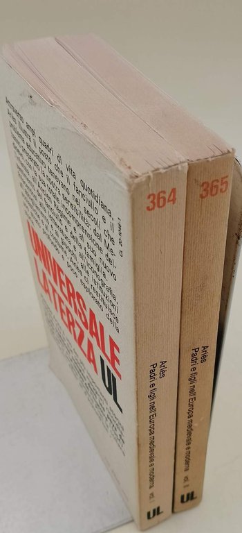 PADRI E FIGLI NELL'EUROPA MEDIEVALE E MODERNA-2 TOMI(1976)