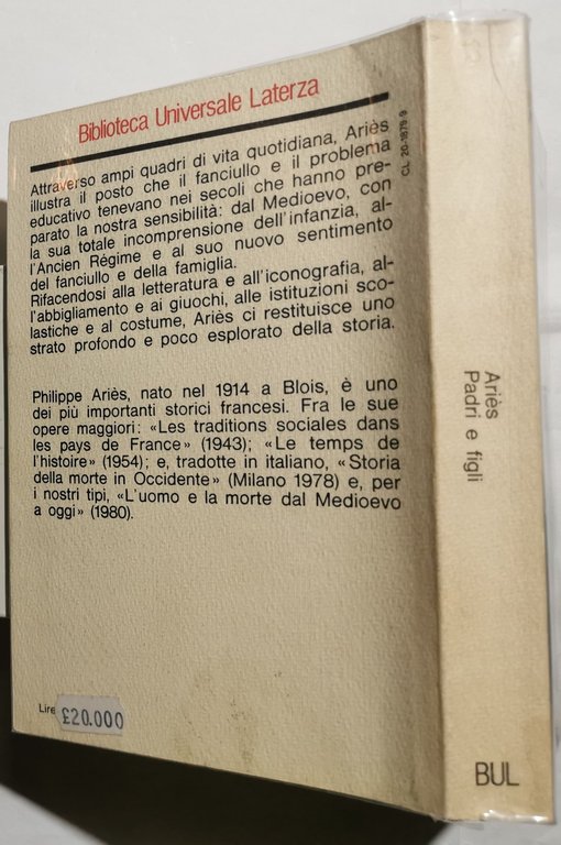 Padri e figli nell'Europa medievale e moderna