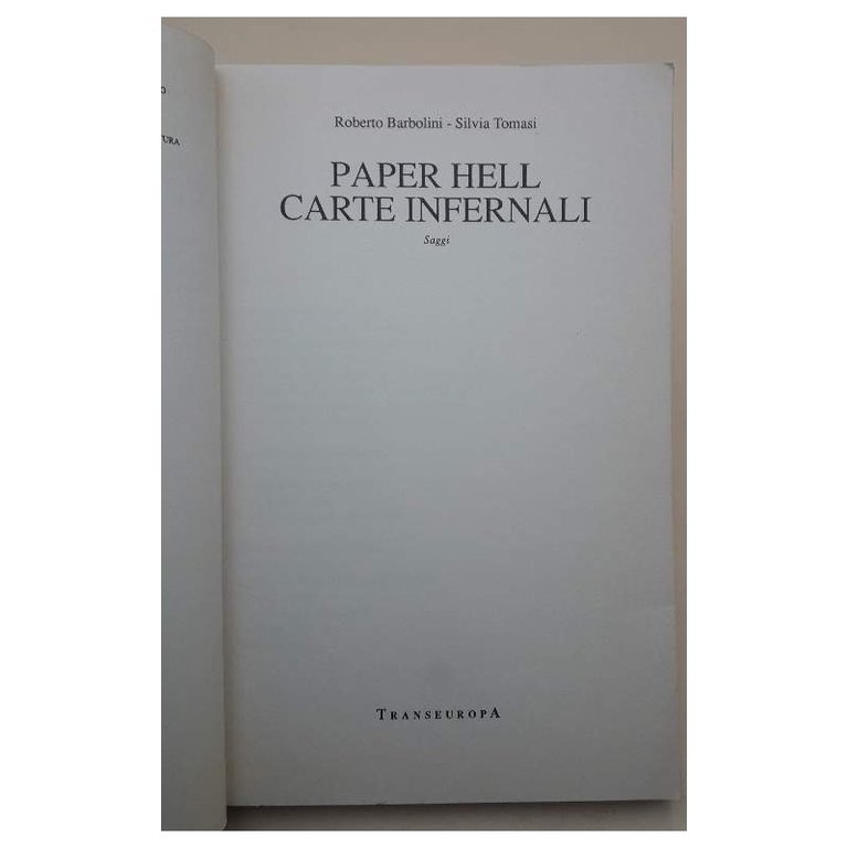 PAPERHELL CARTE INFERNALI(1991)