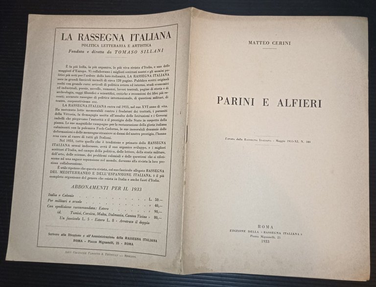 Parini e Alfieri