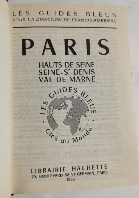 Paris - Haut de Seine, Seine, St Denis, Val de …
