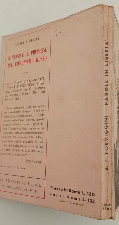 PAROLE IN LIBERTA'(1945)