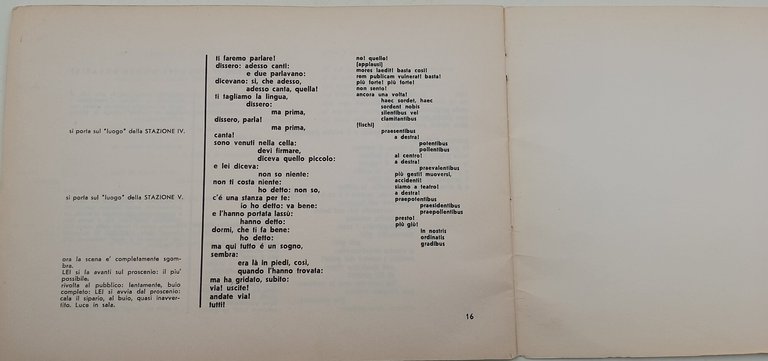 PASSAGGIO (1961-1962)- Messa in scena di Luciano Berio e Edoardo …