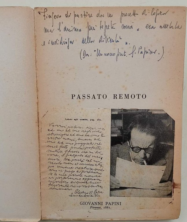 PASSATO REMOTO (1885-1914)(1948)