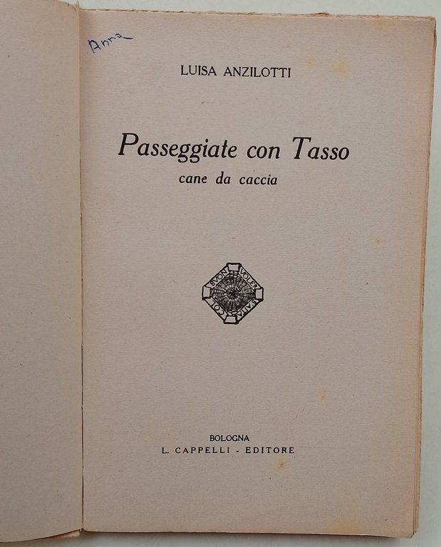 Passeggiate con Tasso cane da caccia