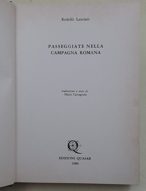 Passeggiate nella campagna romana