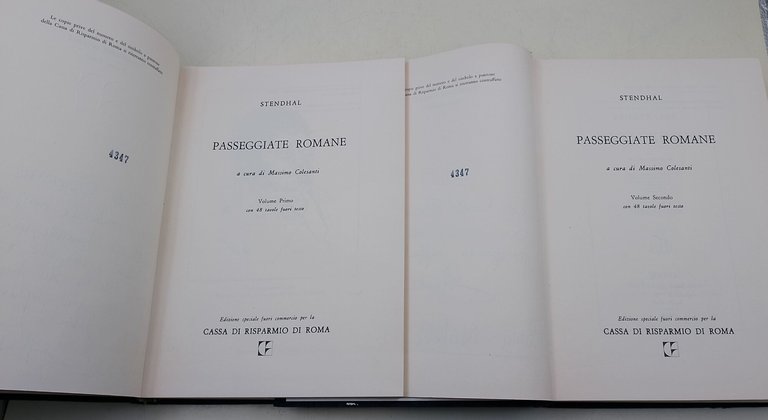 PASSEGGIATE ROMANE 2 VOLL . (1980)