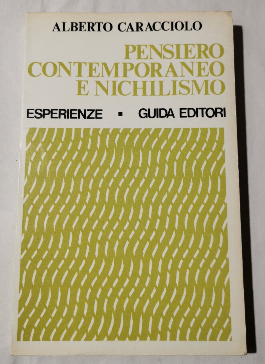 Pensiero contemporaneo e nichilismo