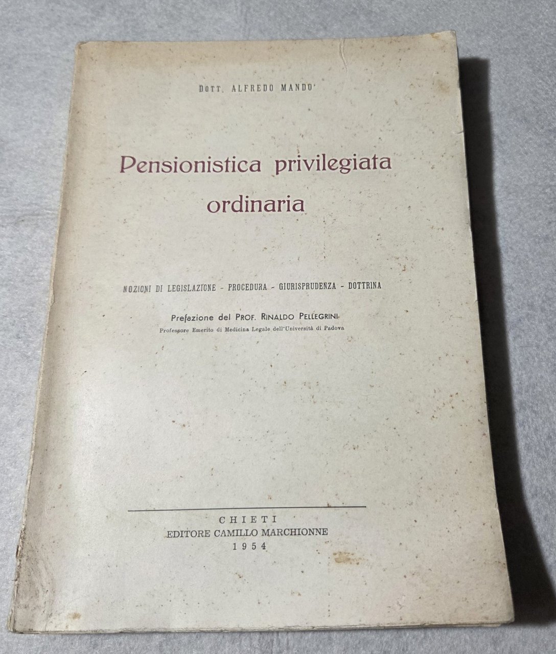 Pensionistica privilegiata ordinaria | Immagine principale