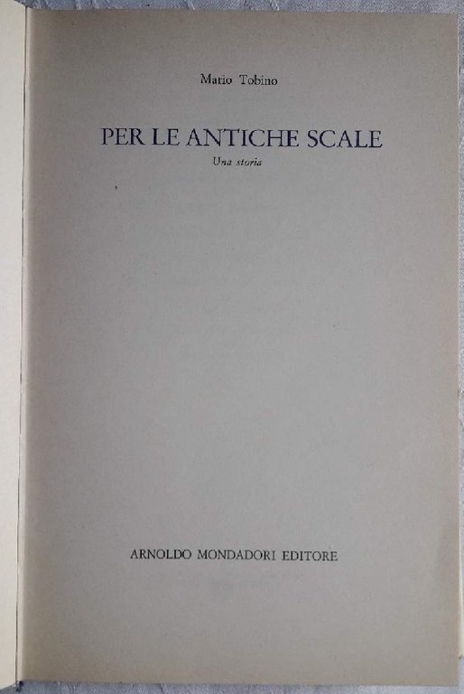 PER ANTICHE SCALE(1972)