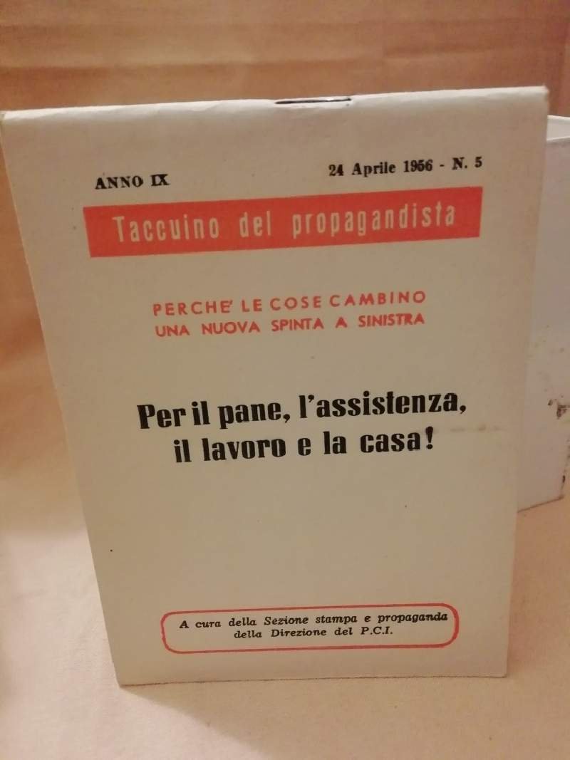 PER IL PANE, L'ASSISTENZA, IL LAVORO E LA CASA! (1956)