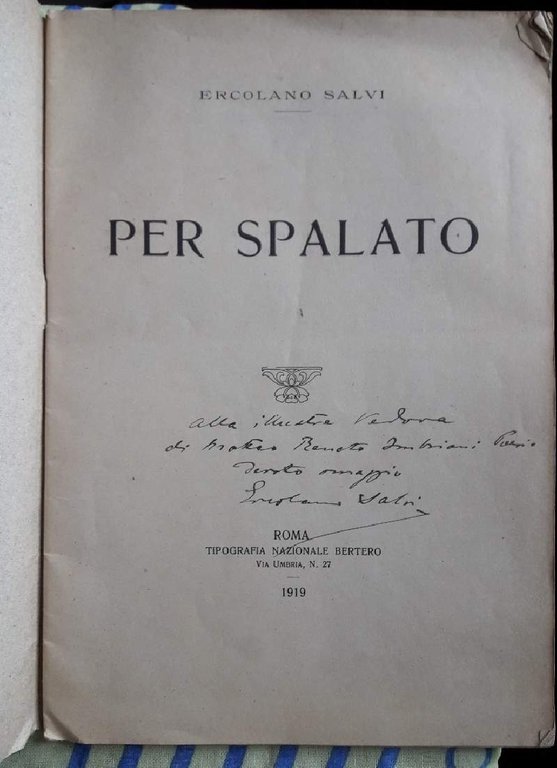 PER SPALATO(1919)