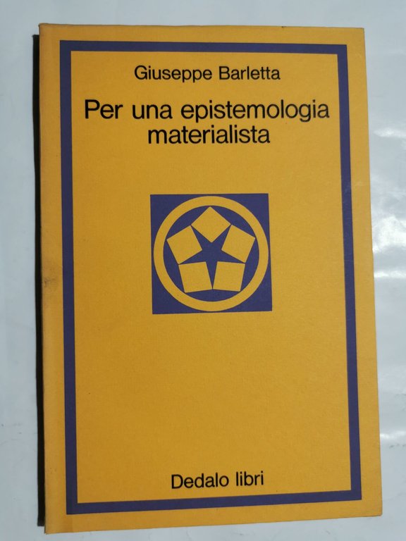 Per una epistemologia materialista | Immagine Gallery 1