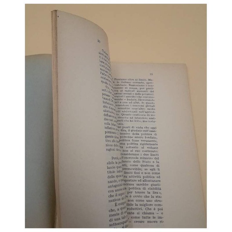 PER UNA MODERNA POLITICA ECONOMICA E FINANZIARIA LIBERALE( 1953)