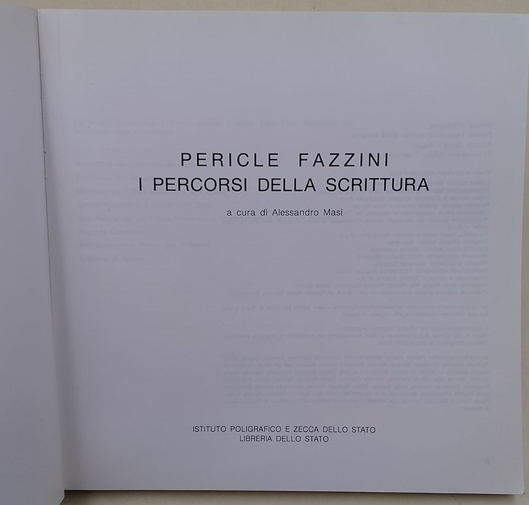Pericle Fazzini-I percorsi della scrittura