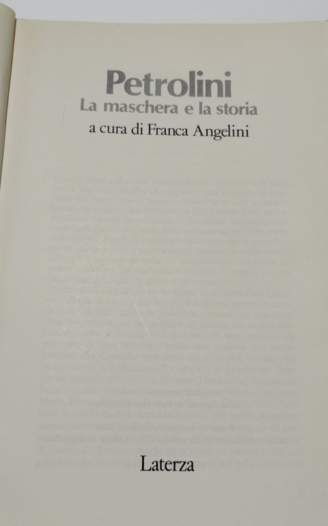 Petrolini - La maschera e la storia