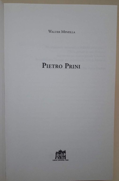 PIETRO PRINI(2016)