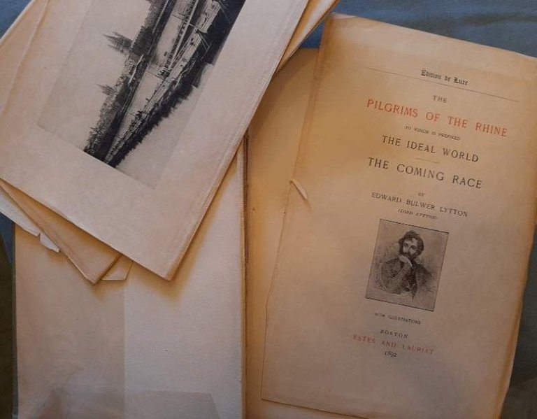 PILGRIMS OF THE RHINE-THE IDEAL WORLD-THE COMING RACE(1892)