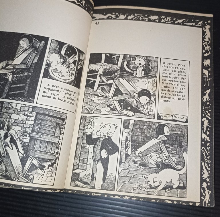 Pinocchio di Collodi illustrato da Jacovitti