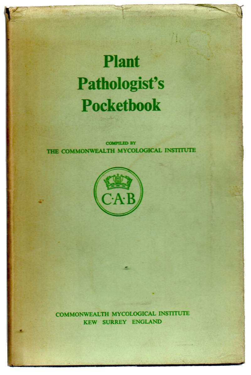 PLANT PATHOLOGIST'S POCKETBOOK | Immagine principale