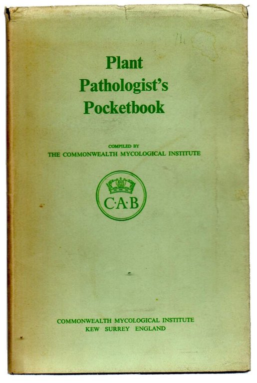 PLANT PATHOLOGIST'S POCKETBOOK