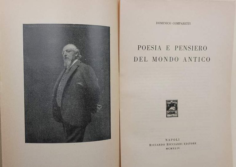 POESIA E PENSIERO NEL MONDO ANTICO (1944)