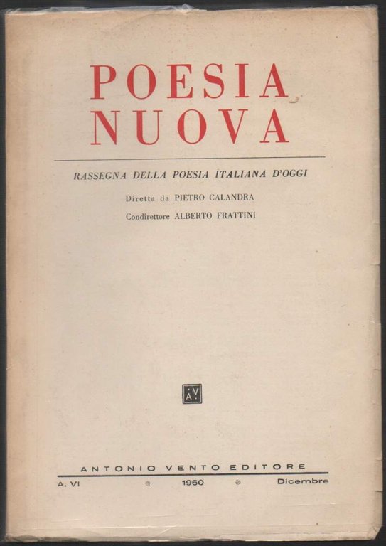 POESIA NUOVA (1960)