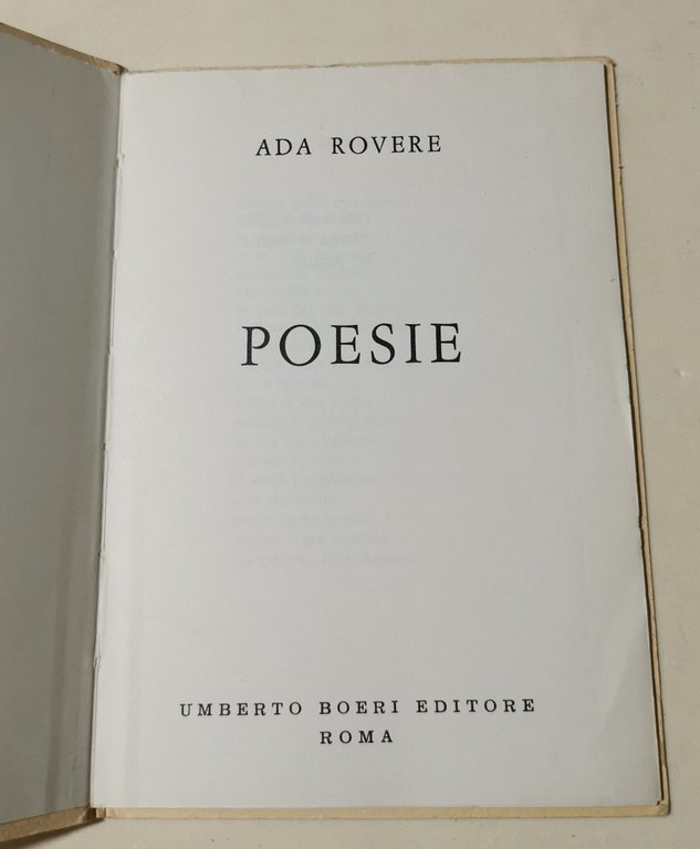 Poesie