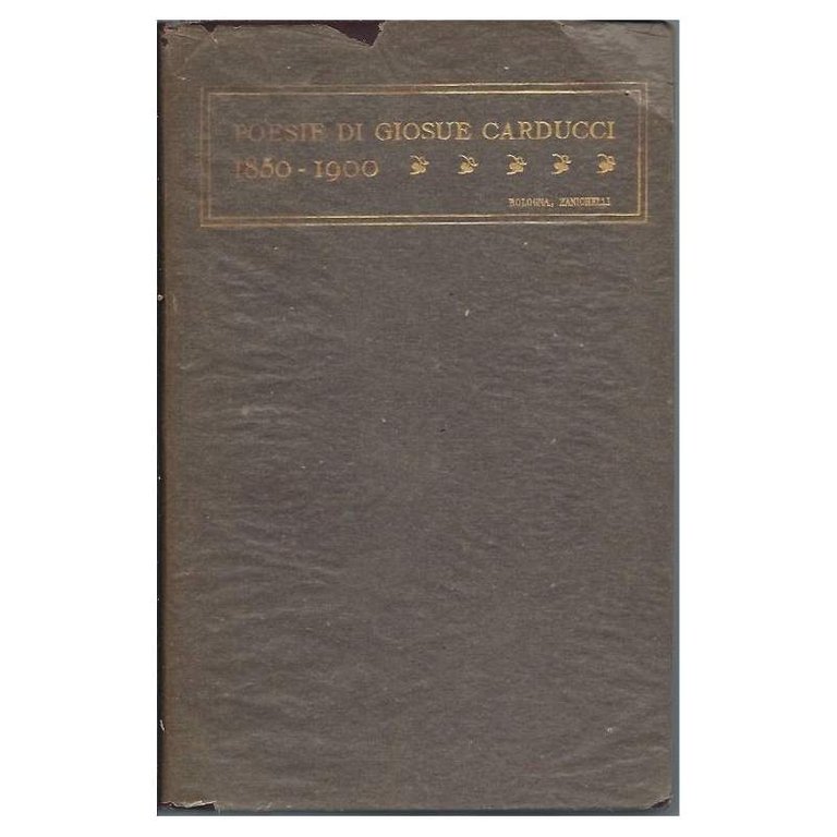 POESIE DI GIOSUE CARDUCCI 1850-1900