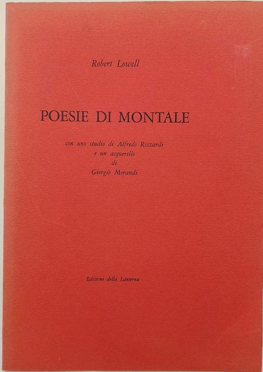 POESIE DI MONTALE(1960)