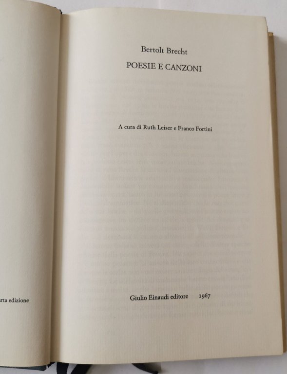 Poesie e canzoni