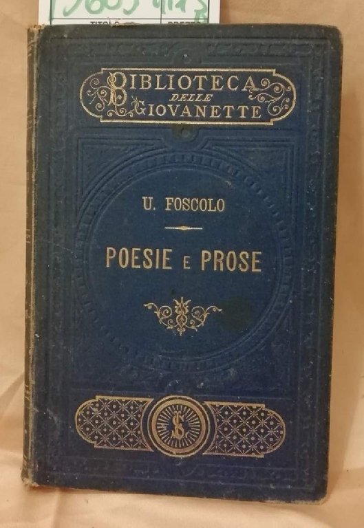 POESIE E PROSE scelte e annotate per le giovanette da …