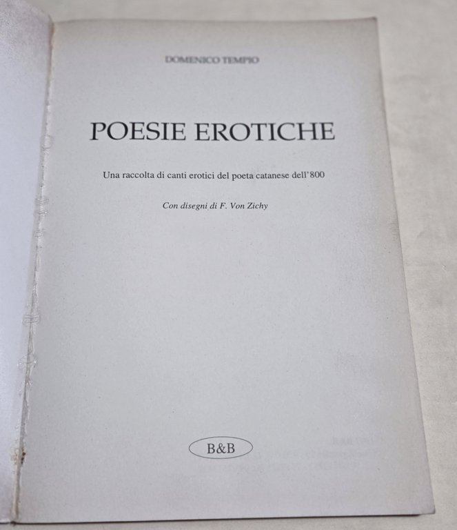 Poesie erotiche - Una raccolta di canti erotici del poeta …