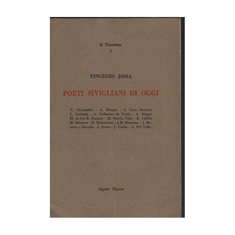 POETI SIVIGLIANI DI OGGI (1966)