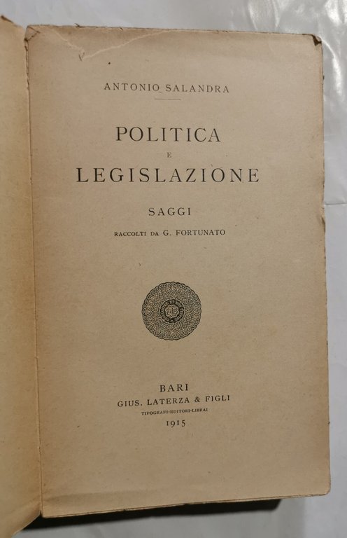 Politica e Legislazione - Saggi | Immagine Gallery 2