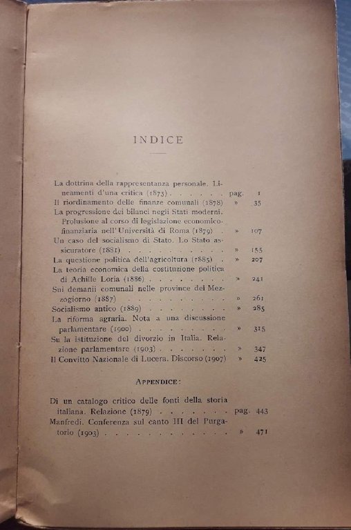 POLITICA E LEGISLAZIONE-SAGGI RACCOLTI DA G.FORTUNATO(1915)