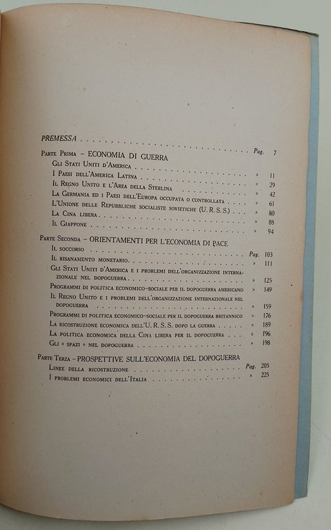 Politica economica della guerra e della ricostruzione- alla ricerca del …