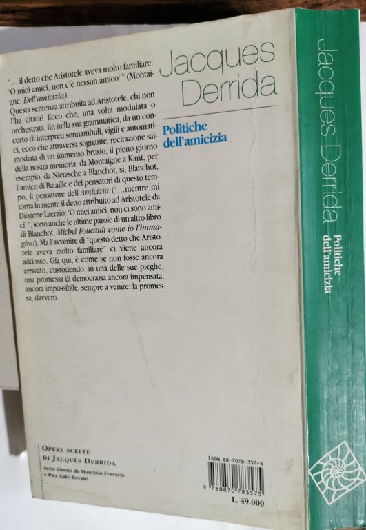 Politiche dell'amicizia