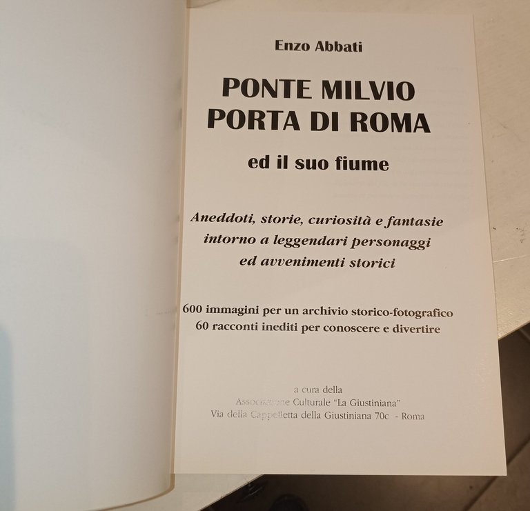 Ponte Milvio Porta di Roma ed il suo fiume