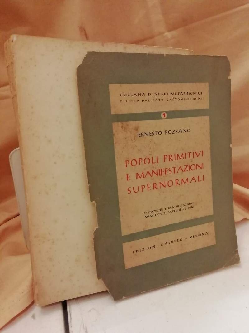 POPOLI PRIMITIVI E MANIFESTAZIONI SUPERNORMALI(1941) | Immagine principale