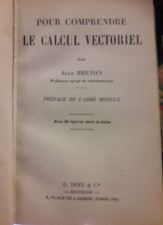 POUR COMPRENDRE LE CALCUL VECTORIEL | Immagine Gallery 3