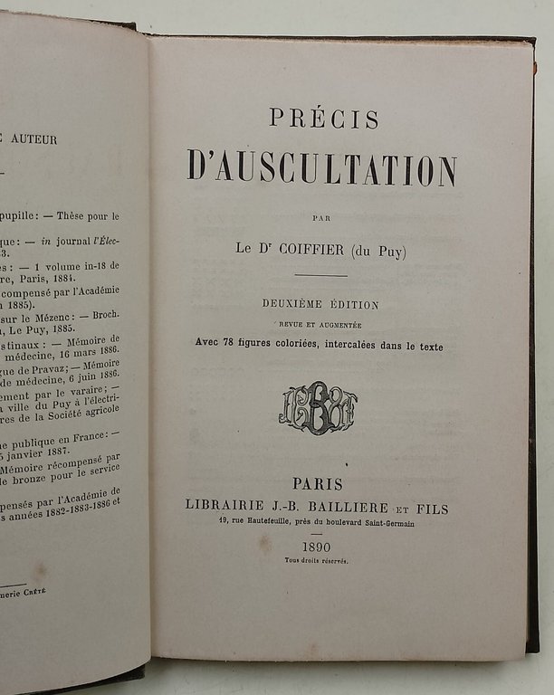 Precis d'auscultation