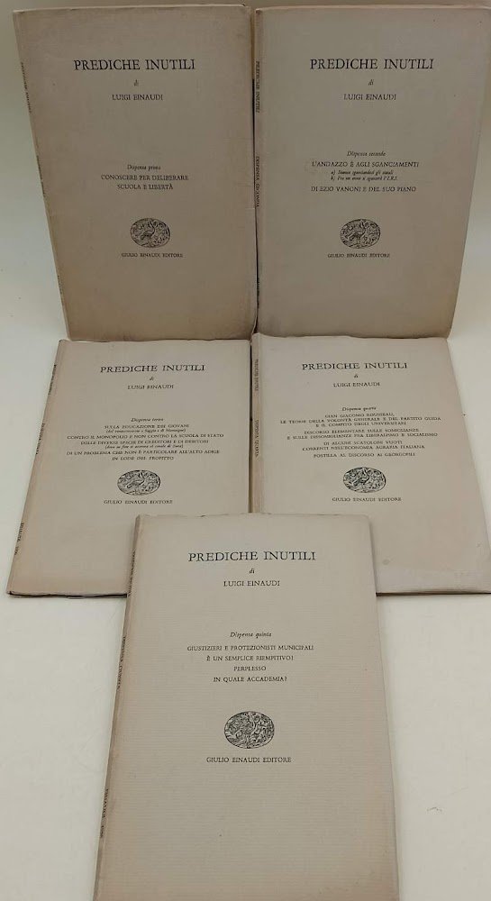 PREDICHE INUTILI -5 dispense( 1956/1958)